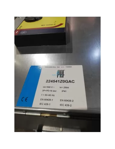 Interrupteur-sectionneur de barre omnibus Pogliano 224541z0gac 3P+N+T 250 A IP41 50/60 Hz